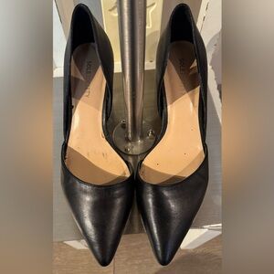 Sole Society Black Pointed Toe Pumps